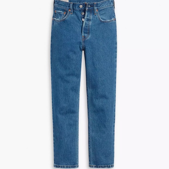 Levi's 501 Original Cropped Women's Jeans Size 25 - Picture 6 of 10